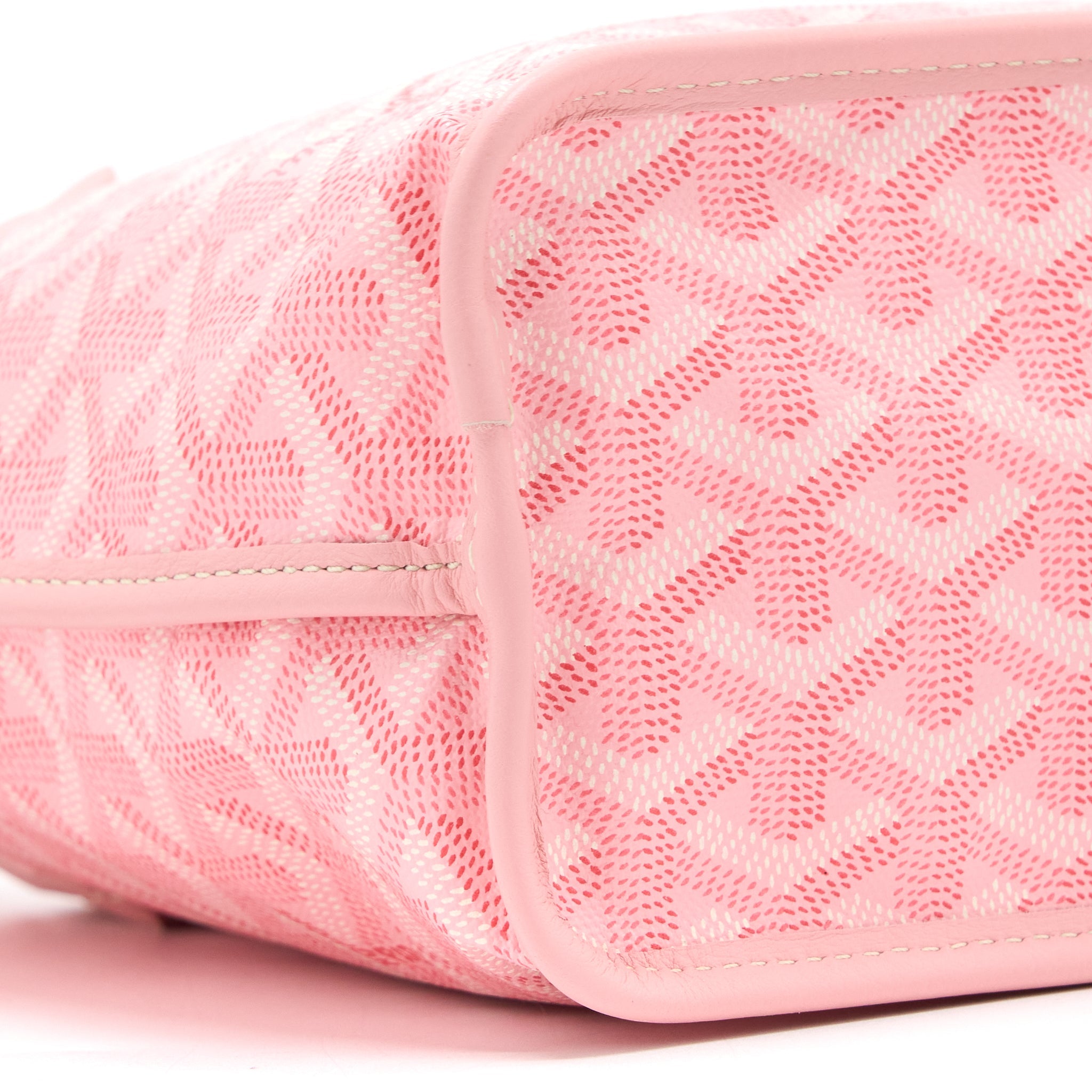 GOYARD LIMITED EDITION ANJOU MINI BAG CANVAS/CALFSKIN PINK SHW