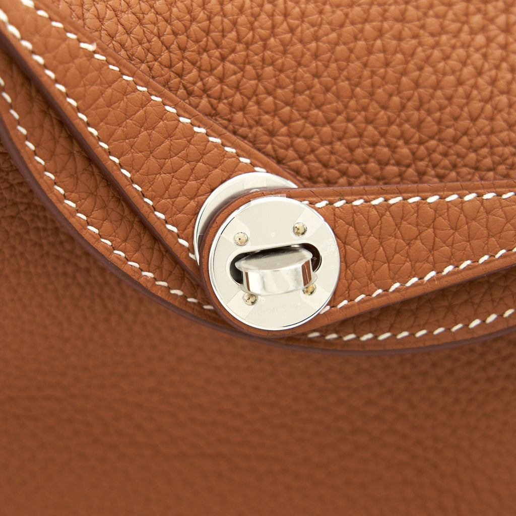 HERMES MINI LINDY GOLD SHW