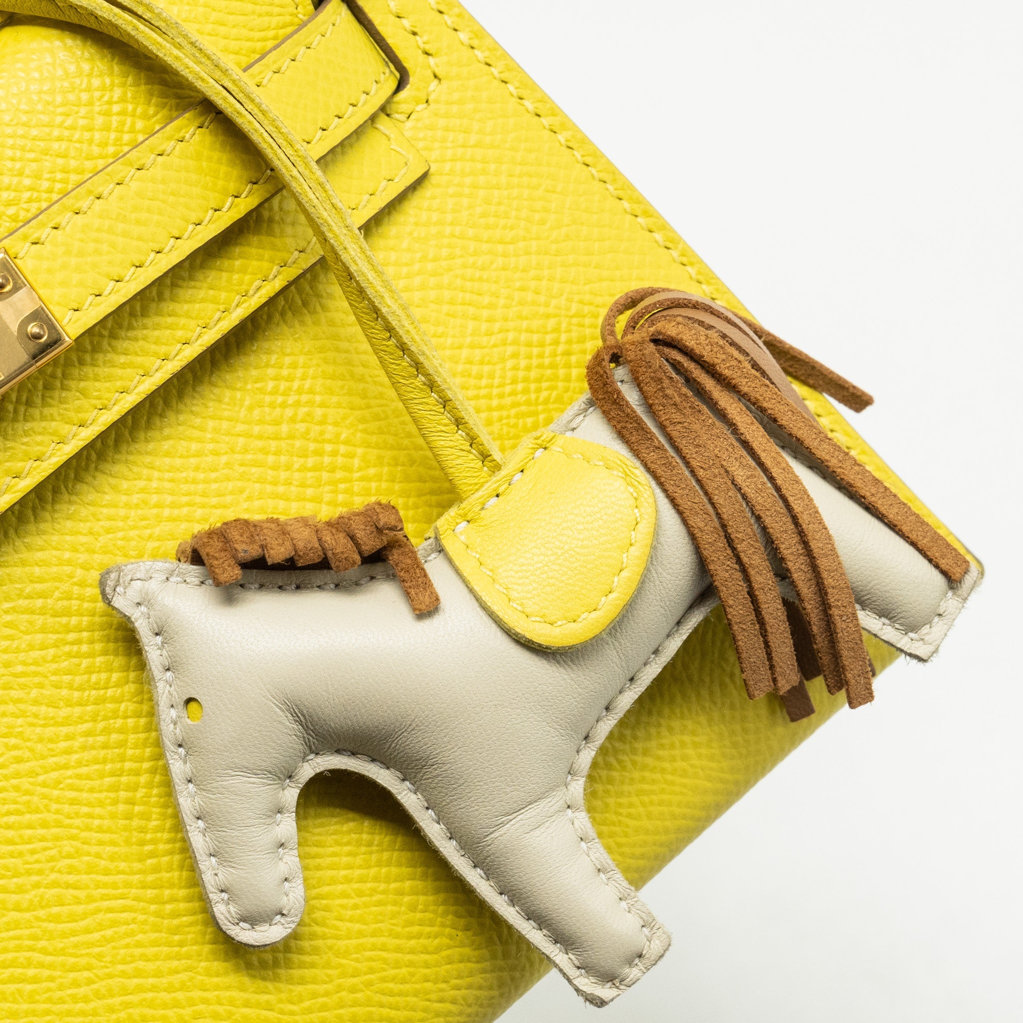 HERMES MINI KELLY II EPSOM 9R LIME GHW