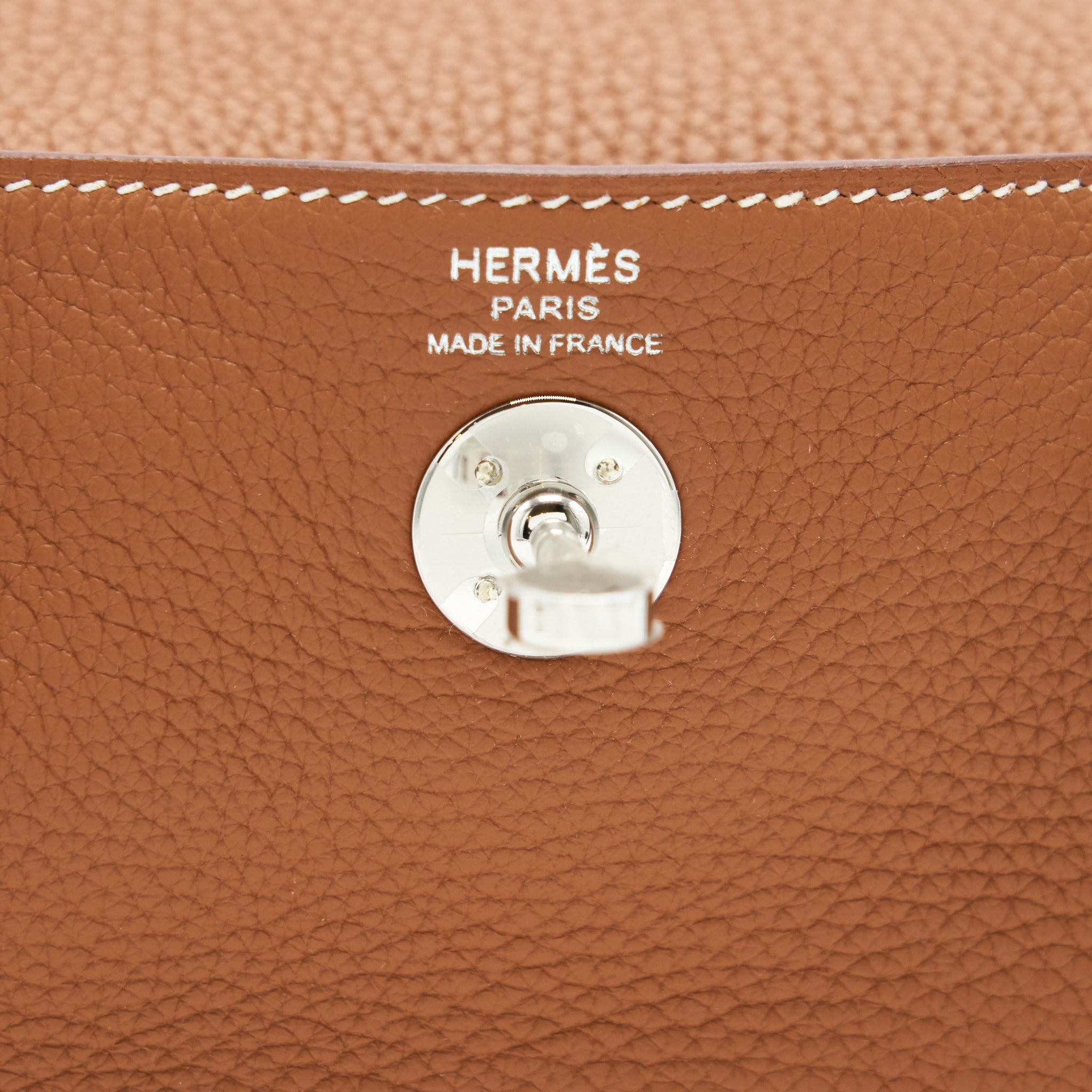 HERMES MINI LINDY GOLD SHW