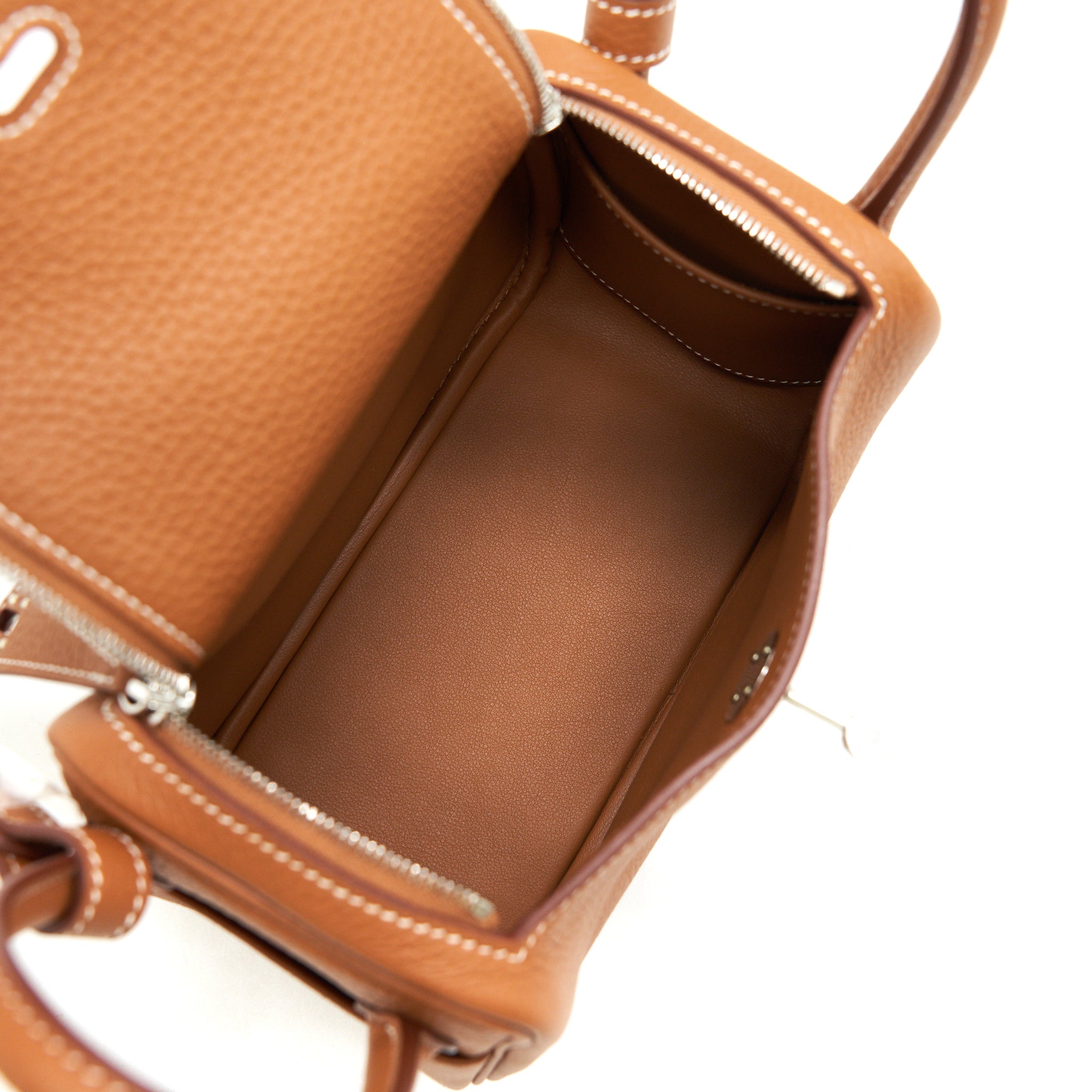 HERMES MINI LINDY GOLD SHW