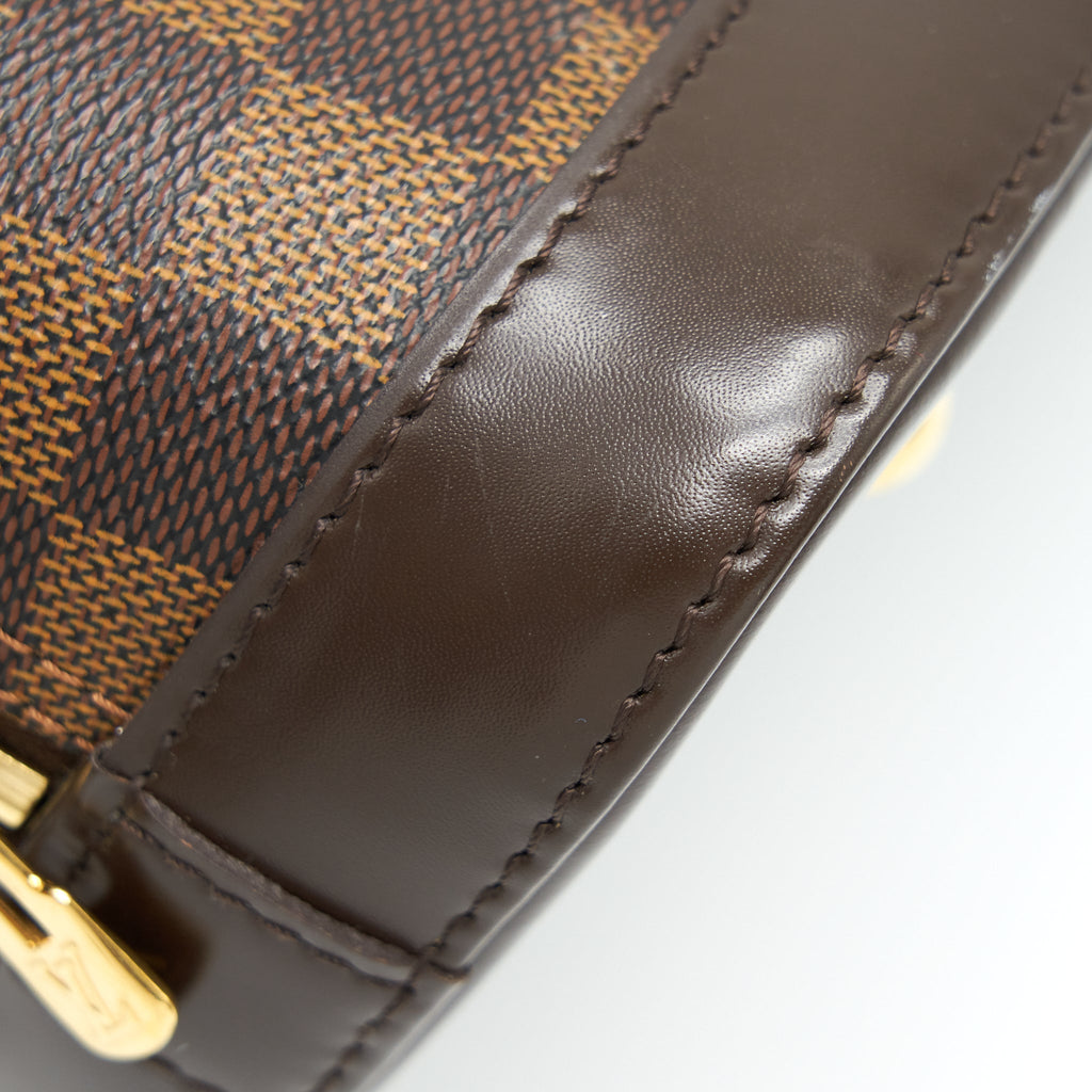 LOUIS VUITTON ALMA BB DAMIER EBENE CANVAS GHW