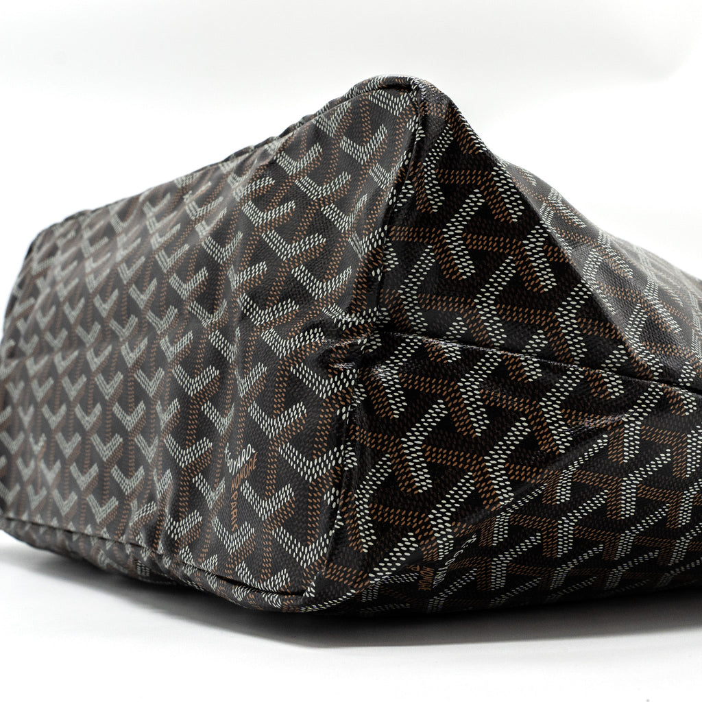GOYARD SAINT LOUIS PM TOTE BAG GOYARDINE CANVAS BROWN/ MULTICOLOUR