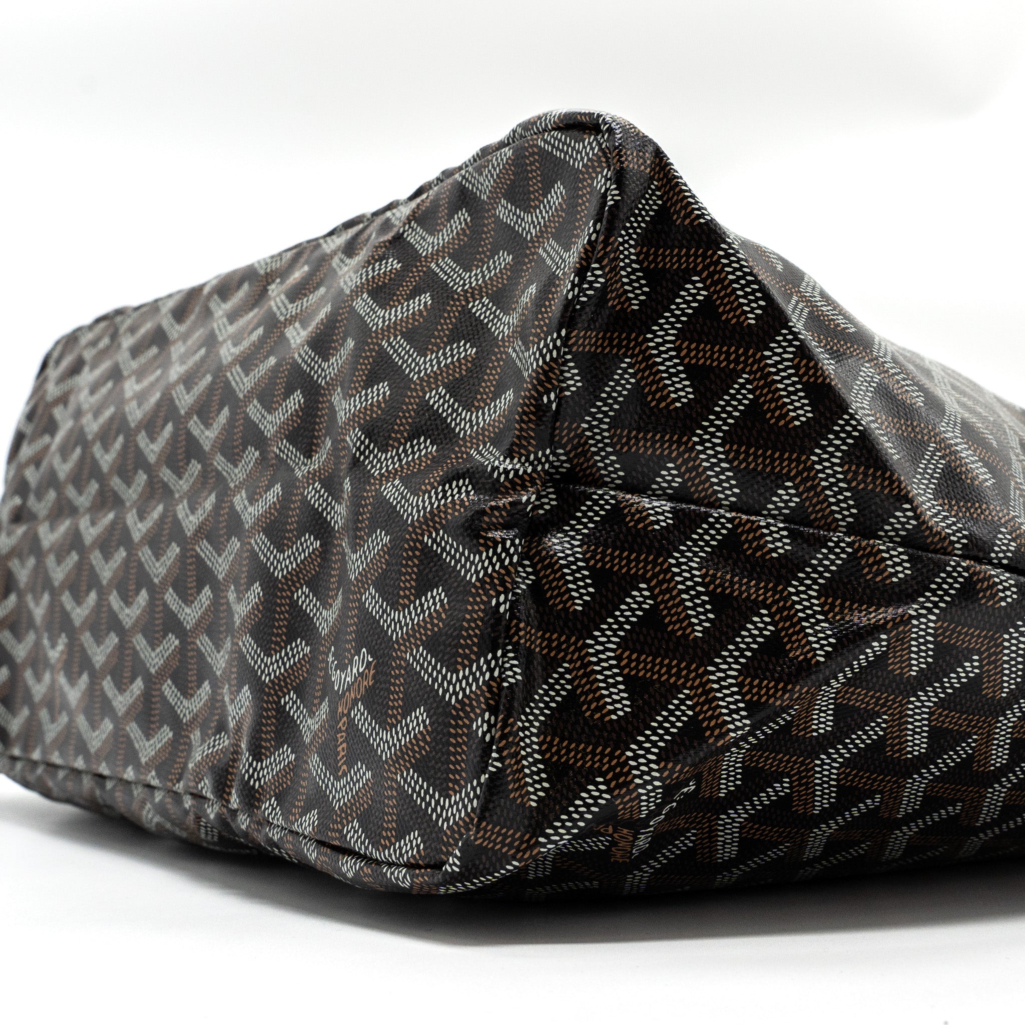 GOYARD SAINT LOUIS PM TOTE BAG GOYARDINE CANVAS BROWN/ MULTICOLOUR