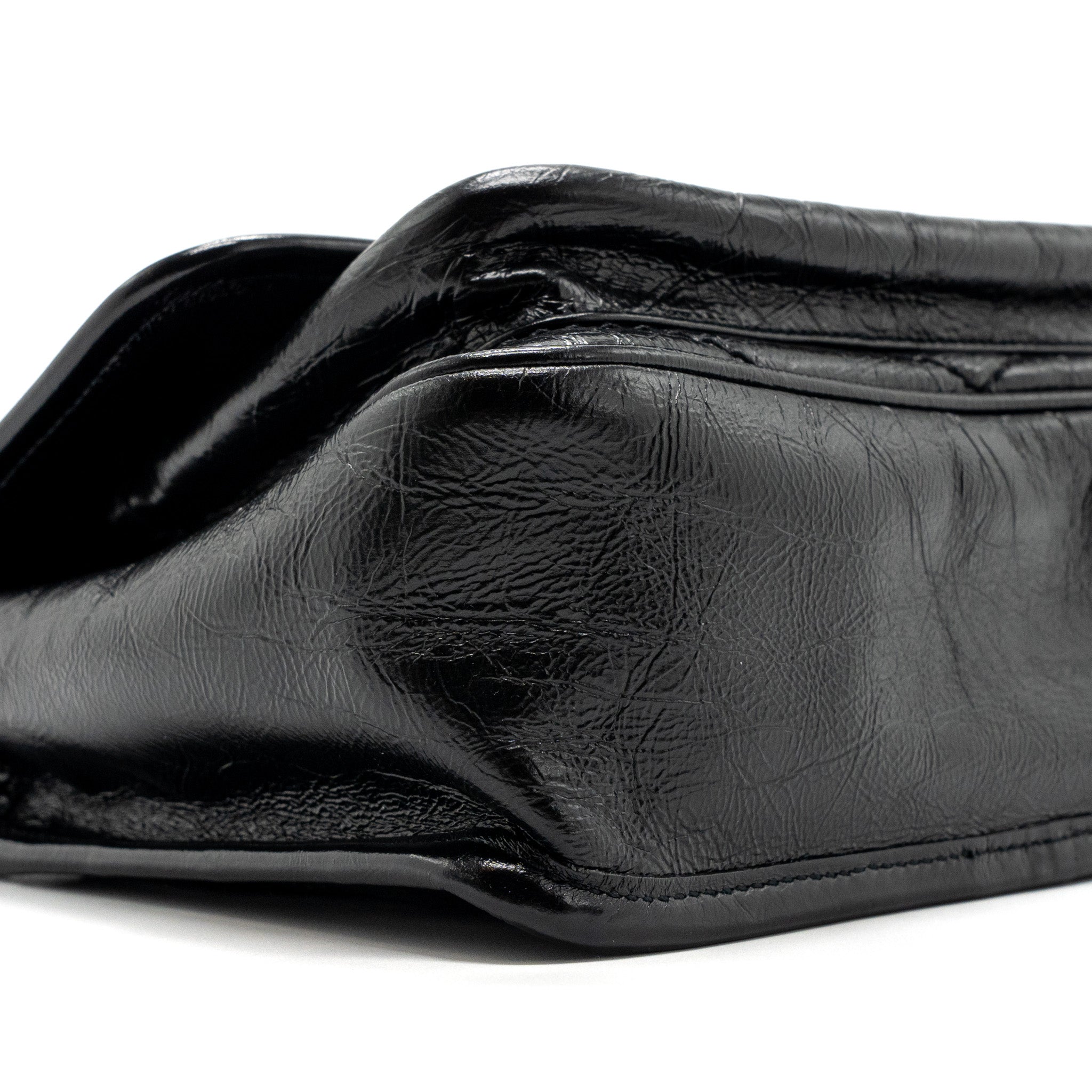 SAINT LAURENT NIKI BABY CALFSKIN BLACK RUTHENIUM HARDWARE