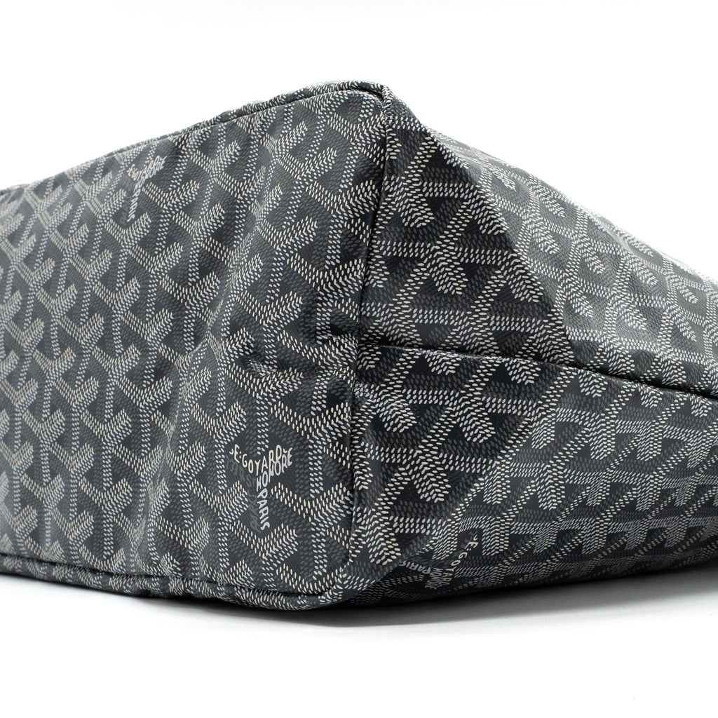 GOYARD SAINT LOUIS PM TOTE BAG GOYARDINE CANVAS GREY / MULTICOLOURED SHW