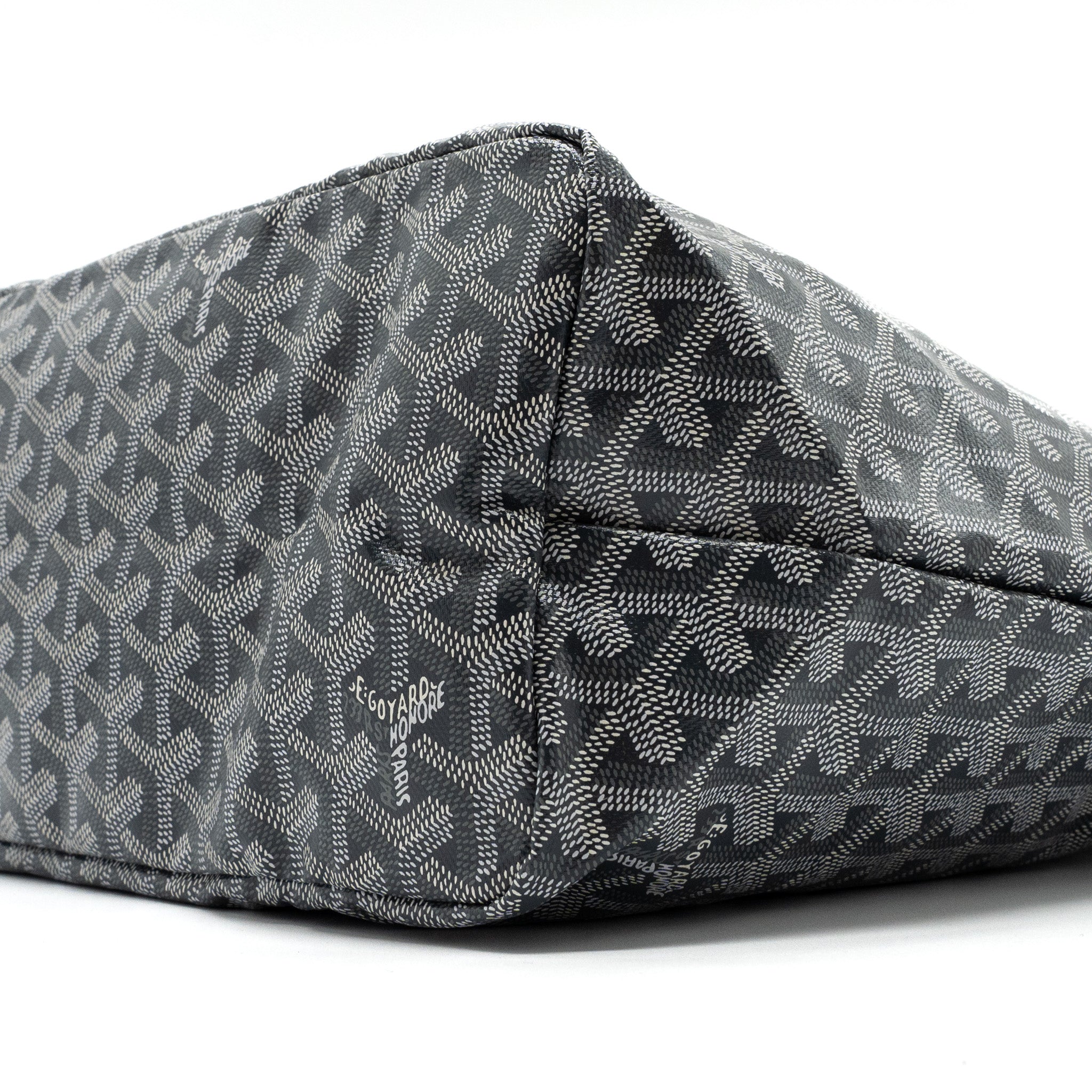 GOYARD SAINT LOUIS PM TOTE BAG GOYARDINE CANVAS GREY / MULTICOLOURED SHW