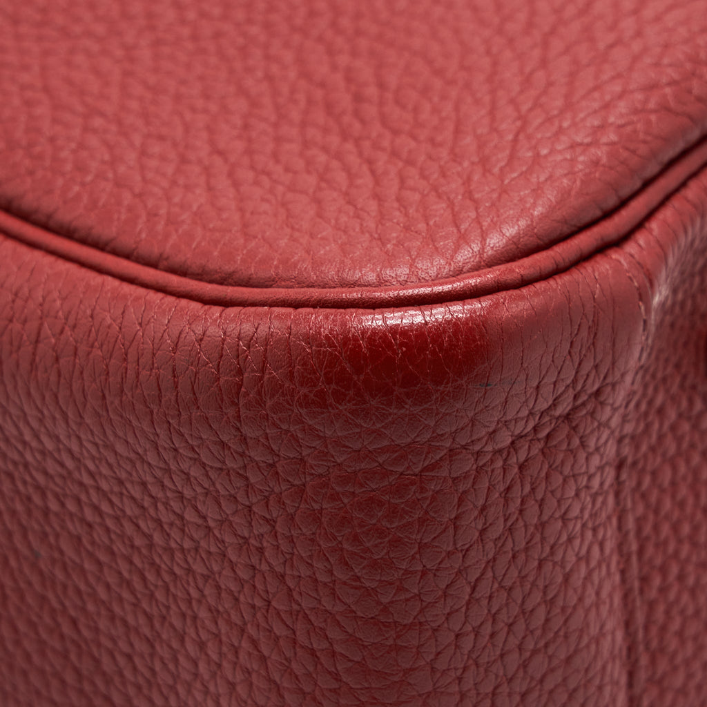 HERMES LINDY 34 CLEMENCE K1 ROUGE GRENAT SHW
