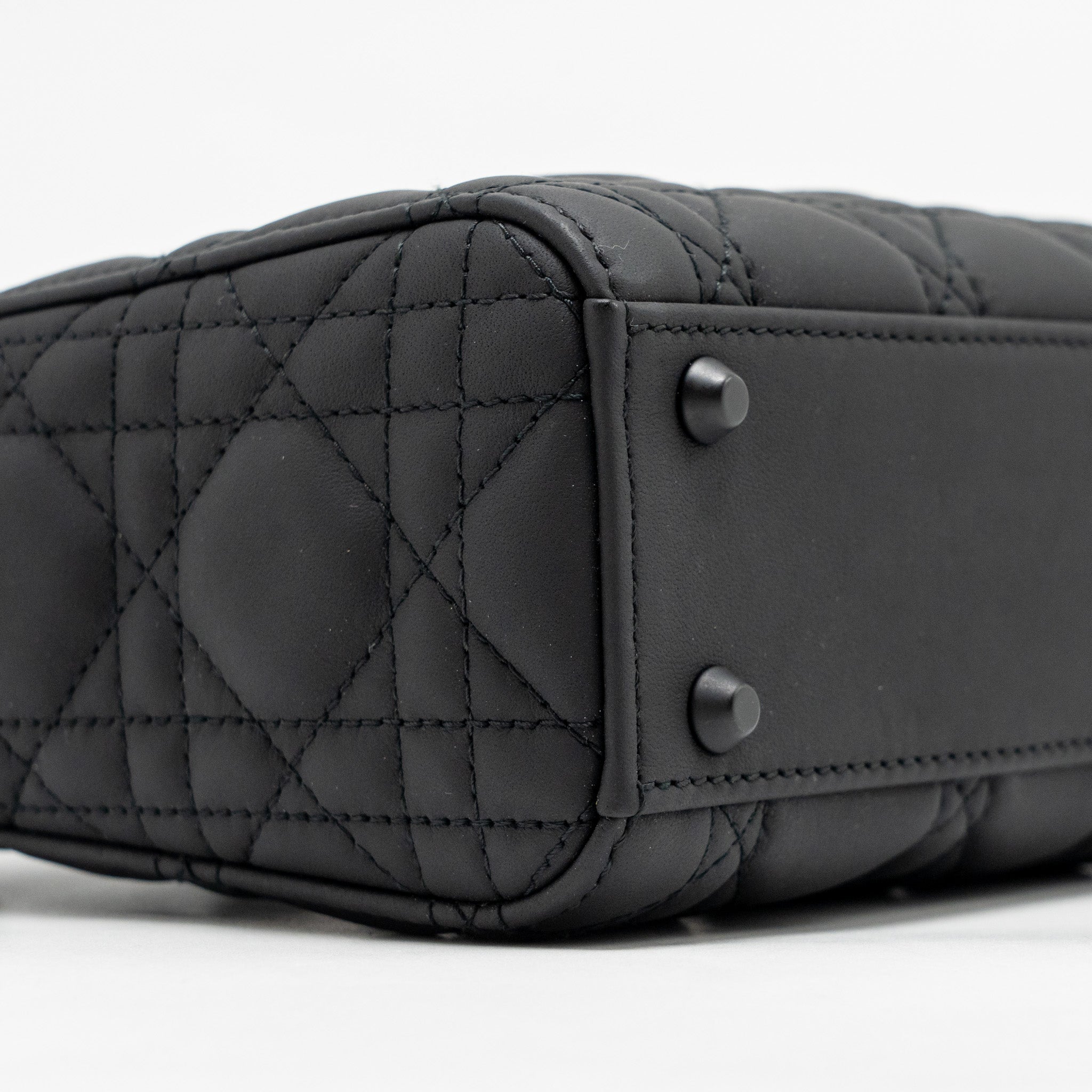 DIOR MINI LADY DIOR CALFSKIN SO BLACK