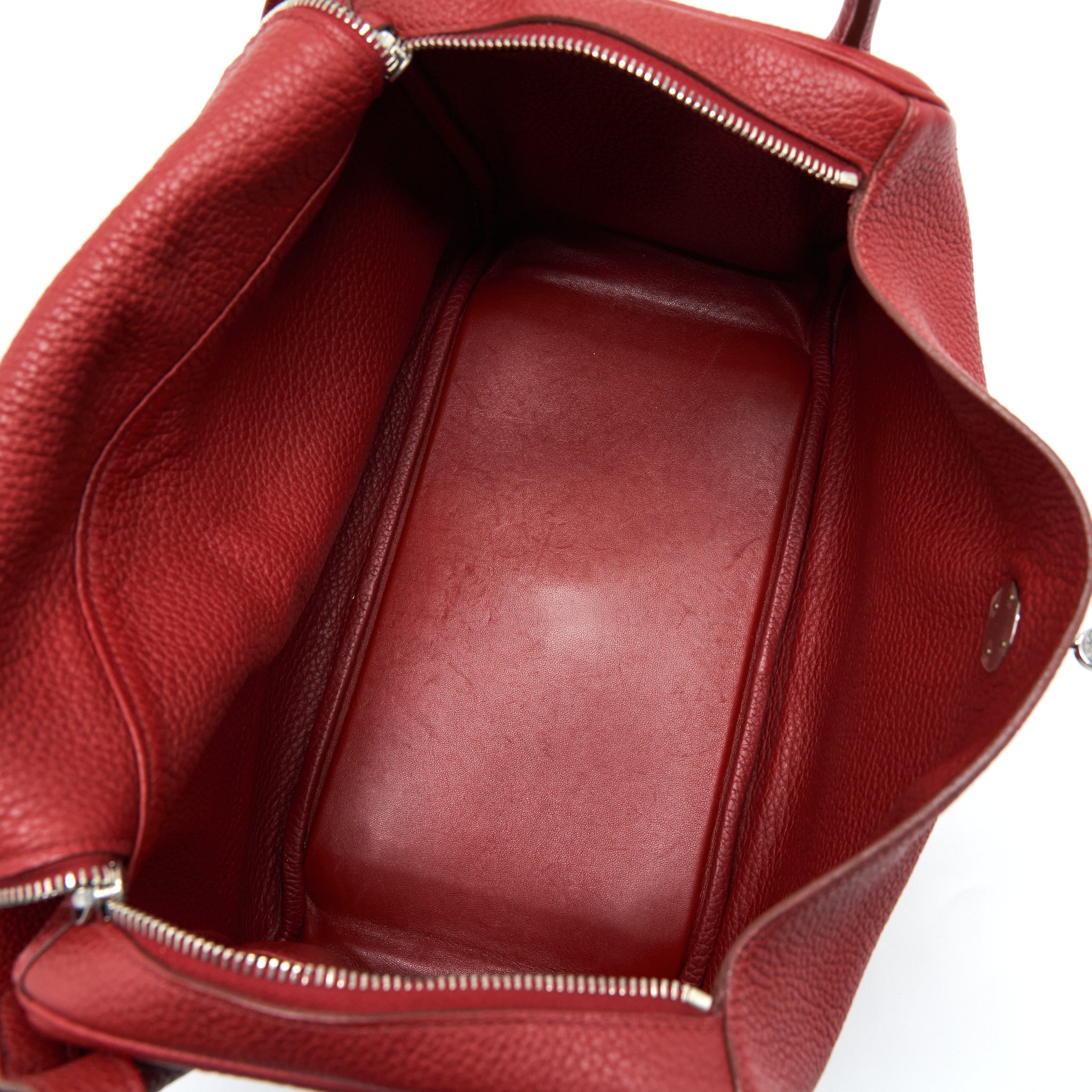 HERMES LINDY 34 CLEMENCE K1 ROUGE GRENAT SHW