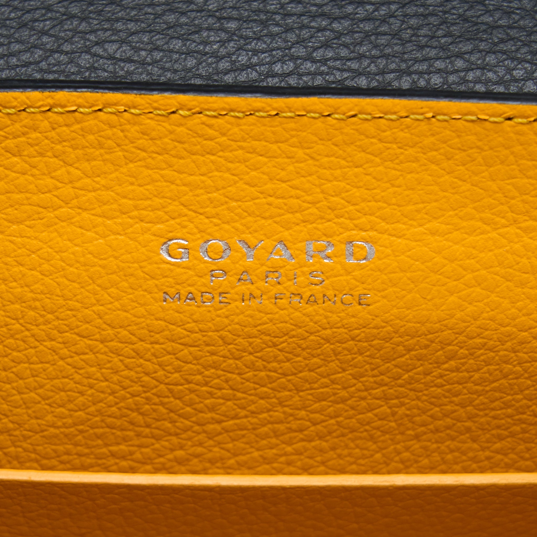 GOYARD MINI SAIGON SOUPLE BAG CANVAS/CALFSKIN BLACK SHW