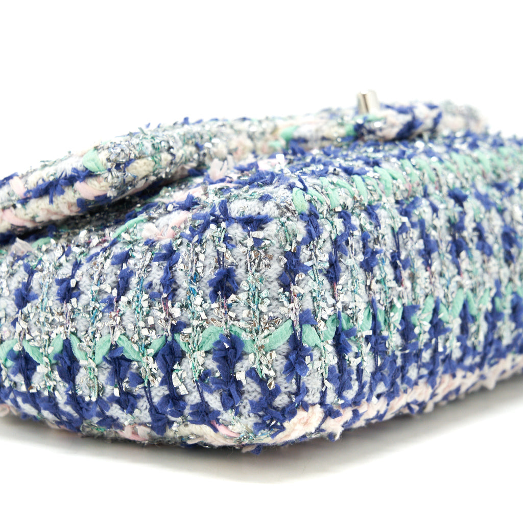 CHANEL TWEED CLASSIC FLAP BAG MULTI COLOUR SHW