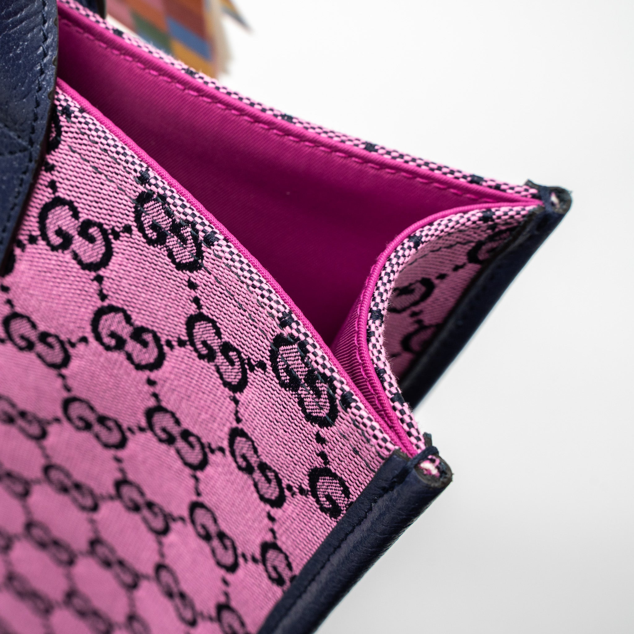 GUCCI CHILDREN’S TOTE BAG CANVAS/LEATHER PURPLE