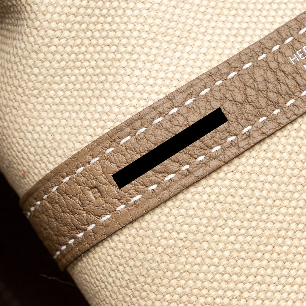 HERMES GARDEN PARTY 30 CANVAS/NEGONDA BETON/ETOUPE SHW