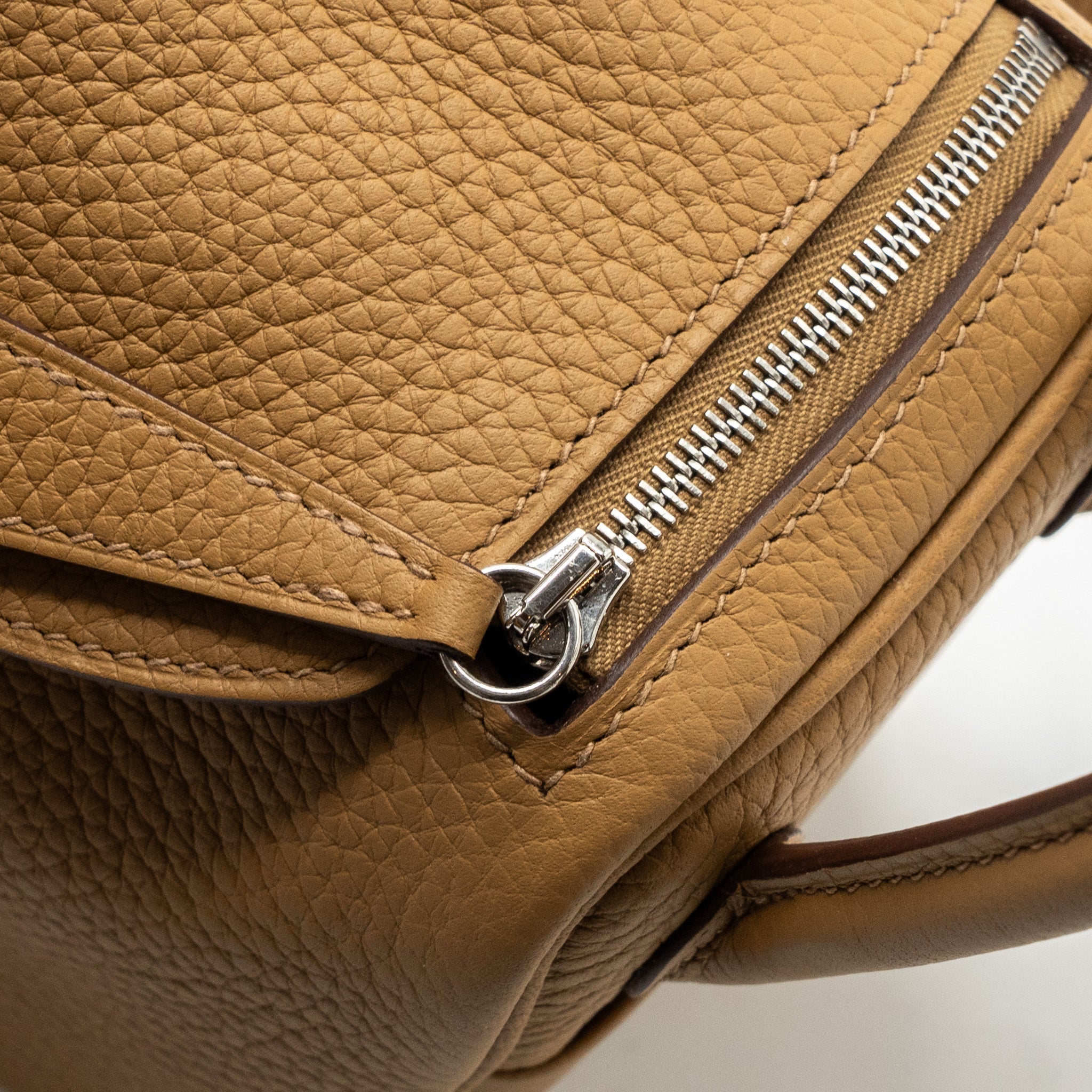 HERMES MINI LINDY CLEMENCE 4B BISCUIT SHW
