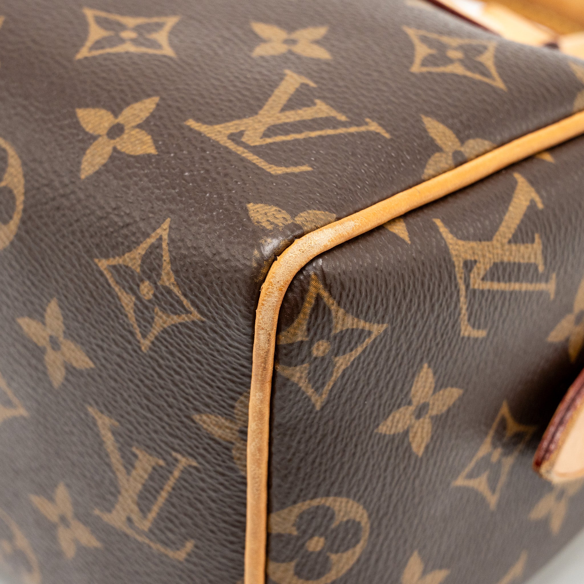 LOUIS VUITTON SPEEDY 20 BANDOULIERE  MONOGRAM CANVAS BLACK STRAP GHW