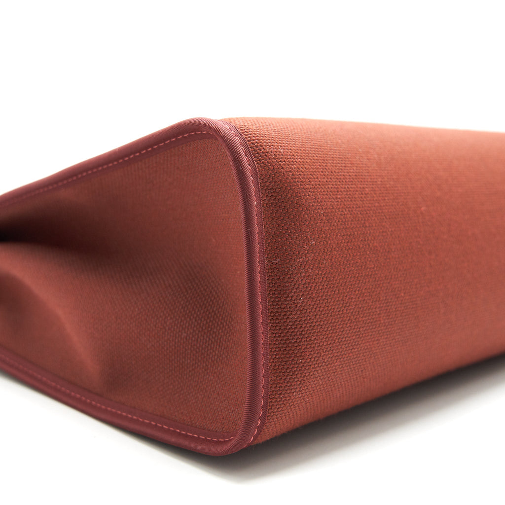 HERMES HERBAG ZIP 31 IN ROUGE H SHW