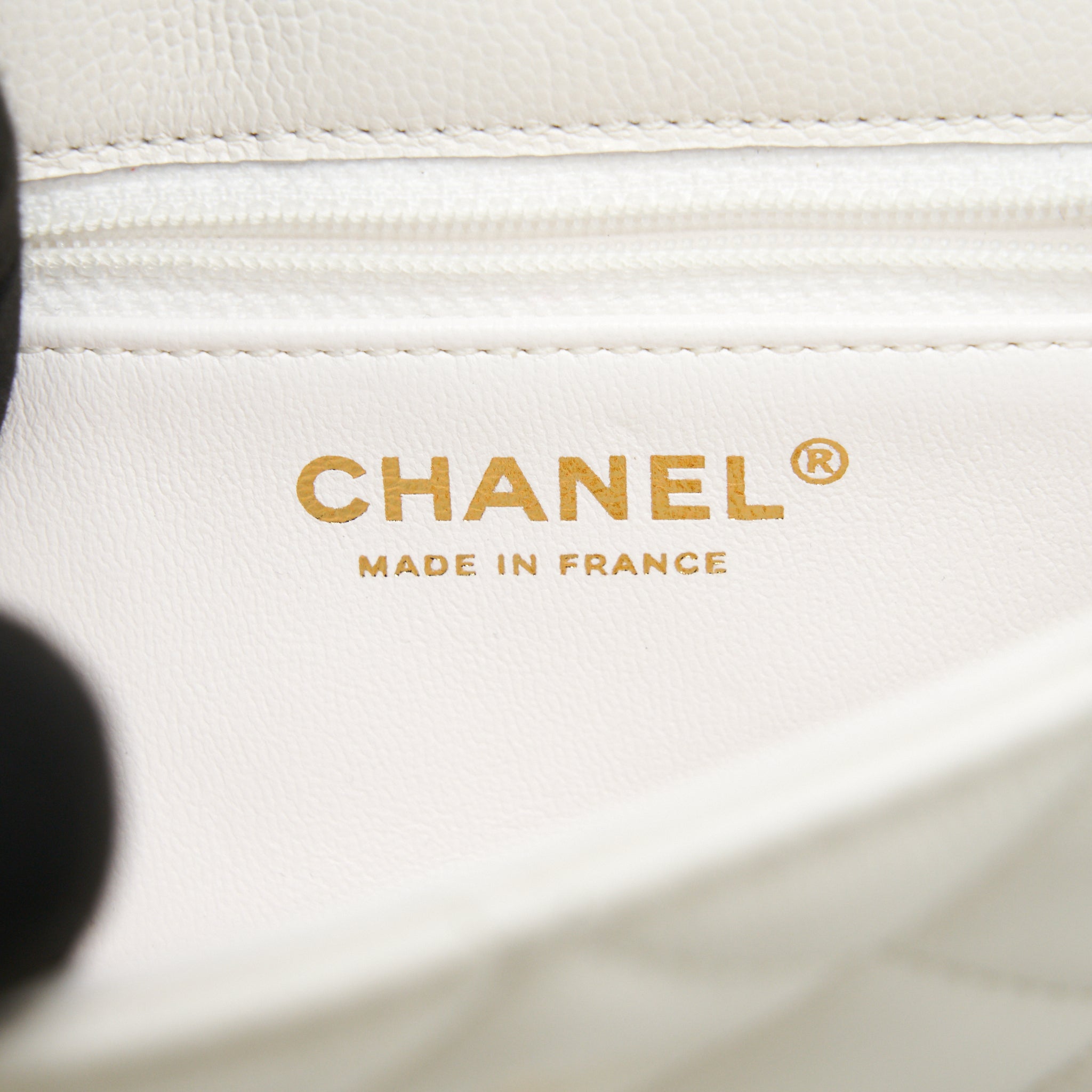 CHANEL 2021 SQUARE FLAP CROSS BODY WHITE GHW SERIAL 31