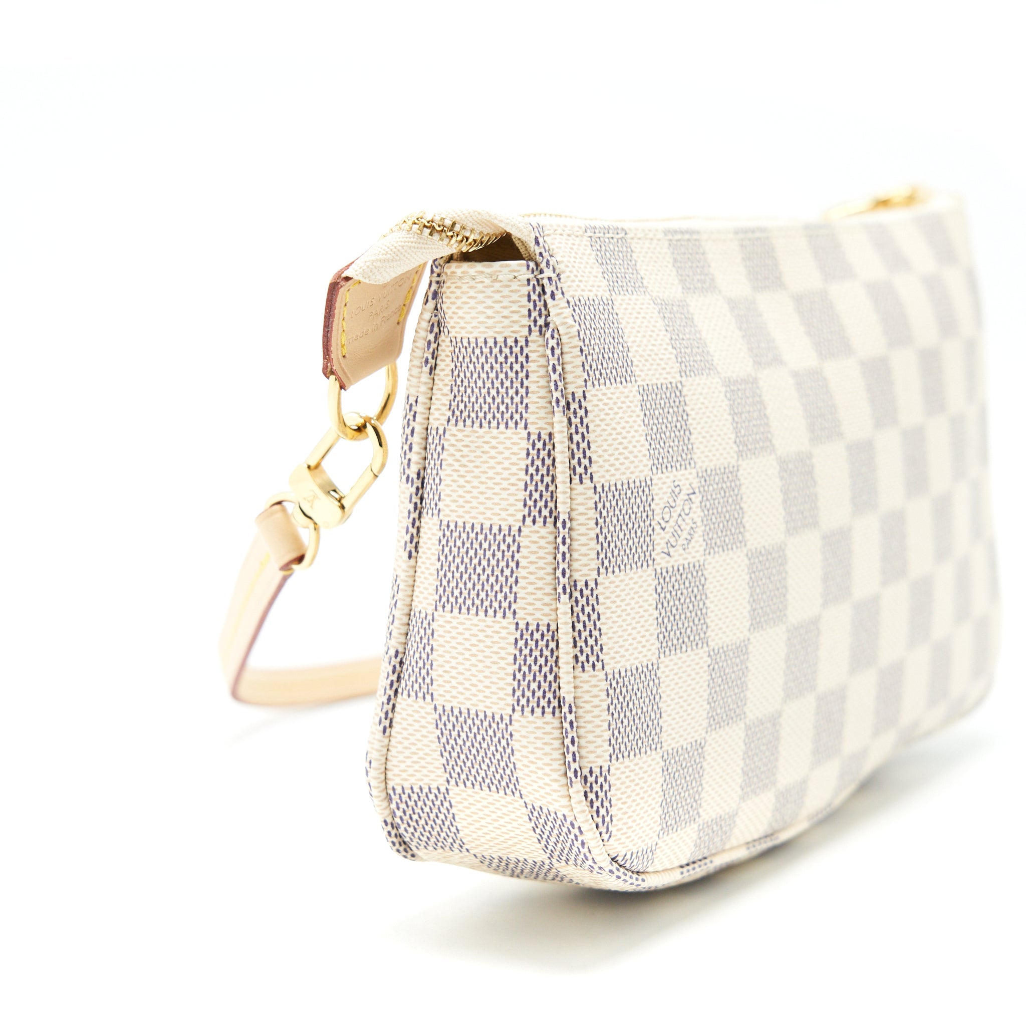 LOUIS VUITTON POCHETTE ACCESSORIES DAMIER AZUR CANVAS