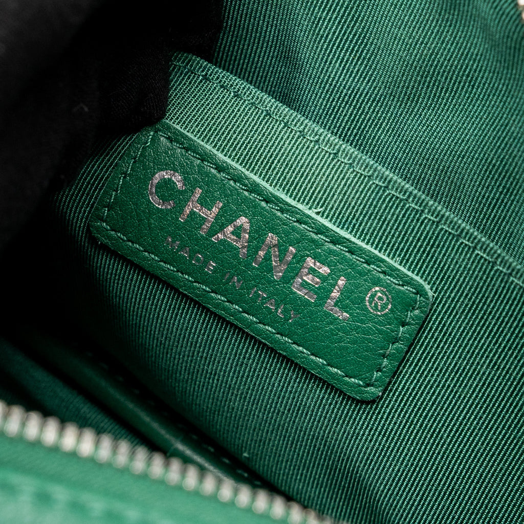 CHANEL SMALL CAMERA BAG CALFSKIN GREEN SHW