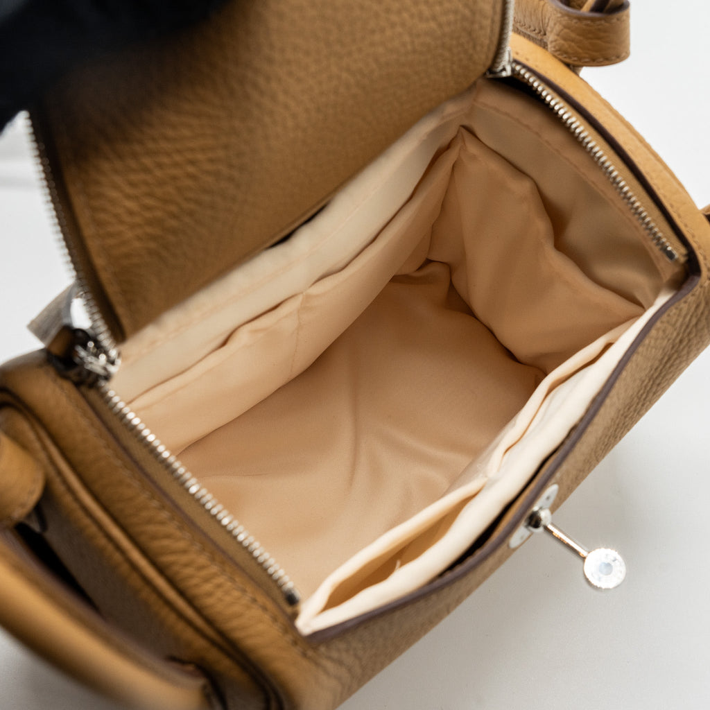 HERMES MINI LINDY CLEMENCE 4B BISCUIT SHW