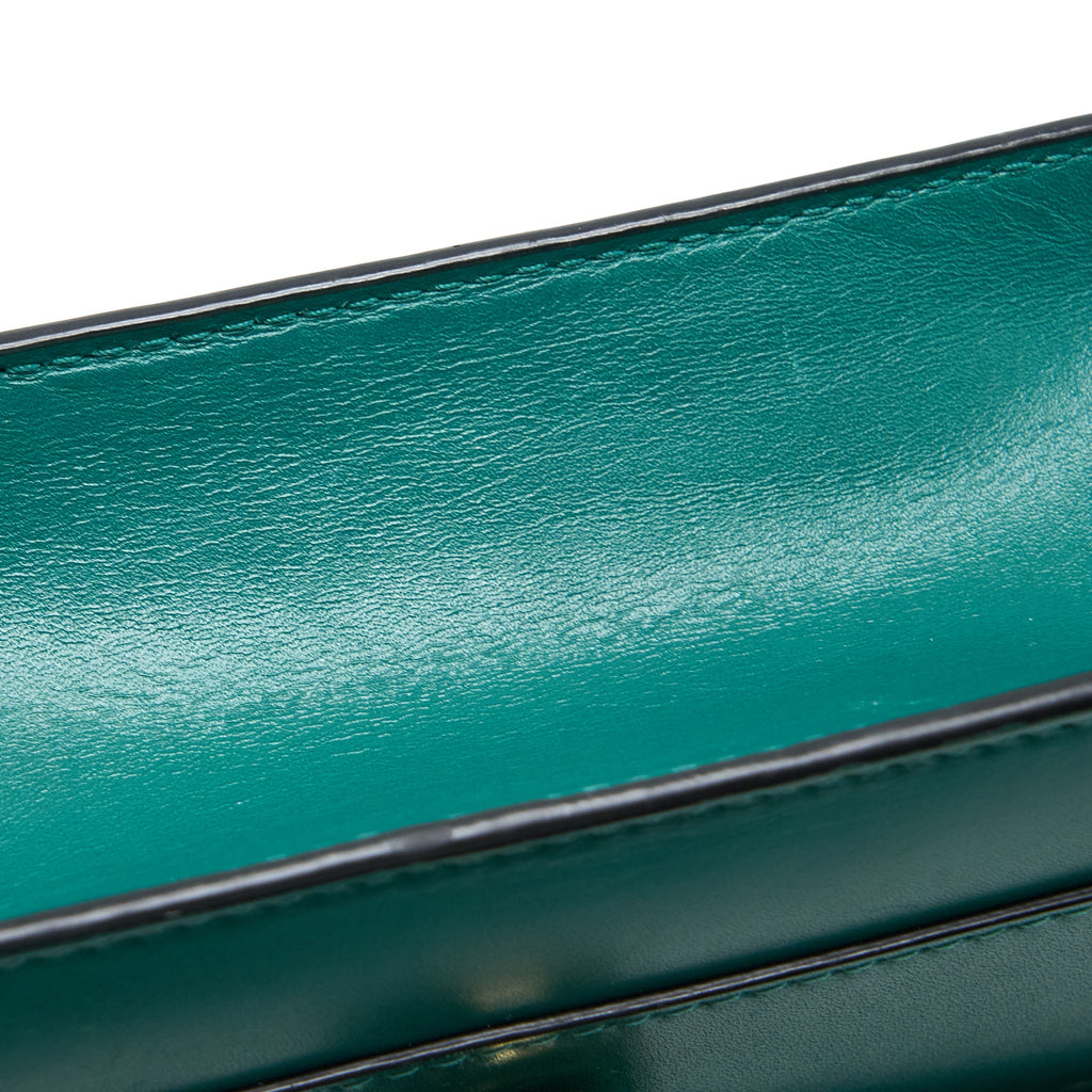 BVLGARI SERPENTI FOREVER CROSSBODY BAG CALFSKIN GREEN LGHW