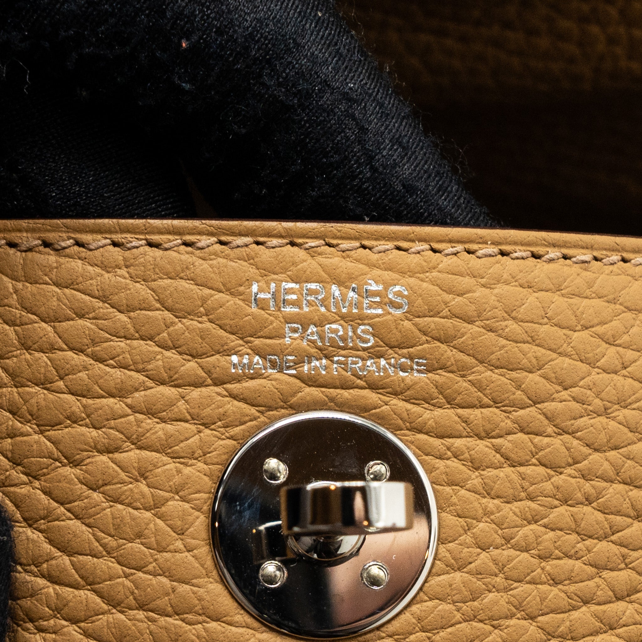 HERMES MINI LINDY CLEMENCE 4B BISCUIT SHW