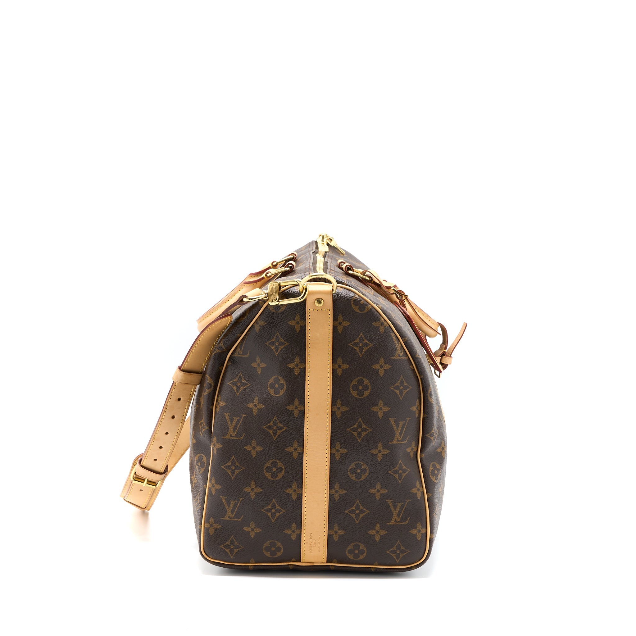 LOUIS VUITTON KEEPALL BANDOULIRE 50 MONOGRAM CANVAS GHW