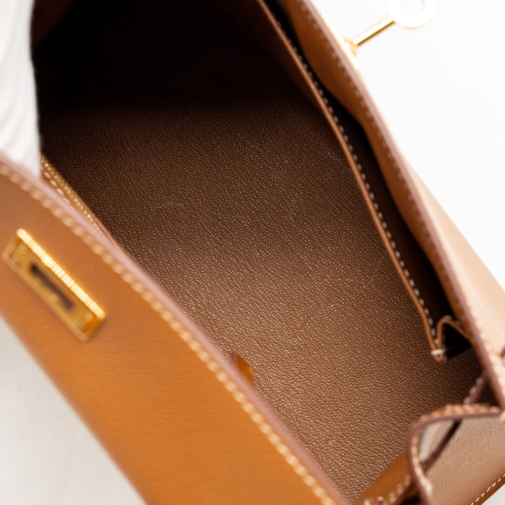 HERMES KELLY 25 EPSOM GOLD GHW