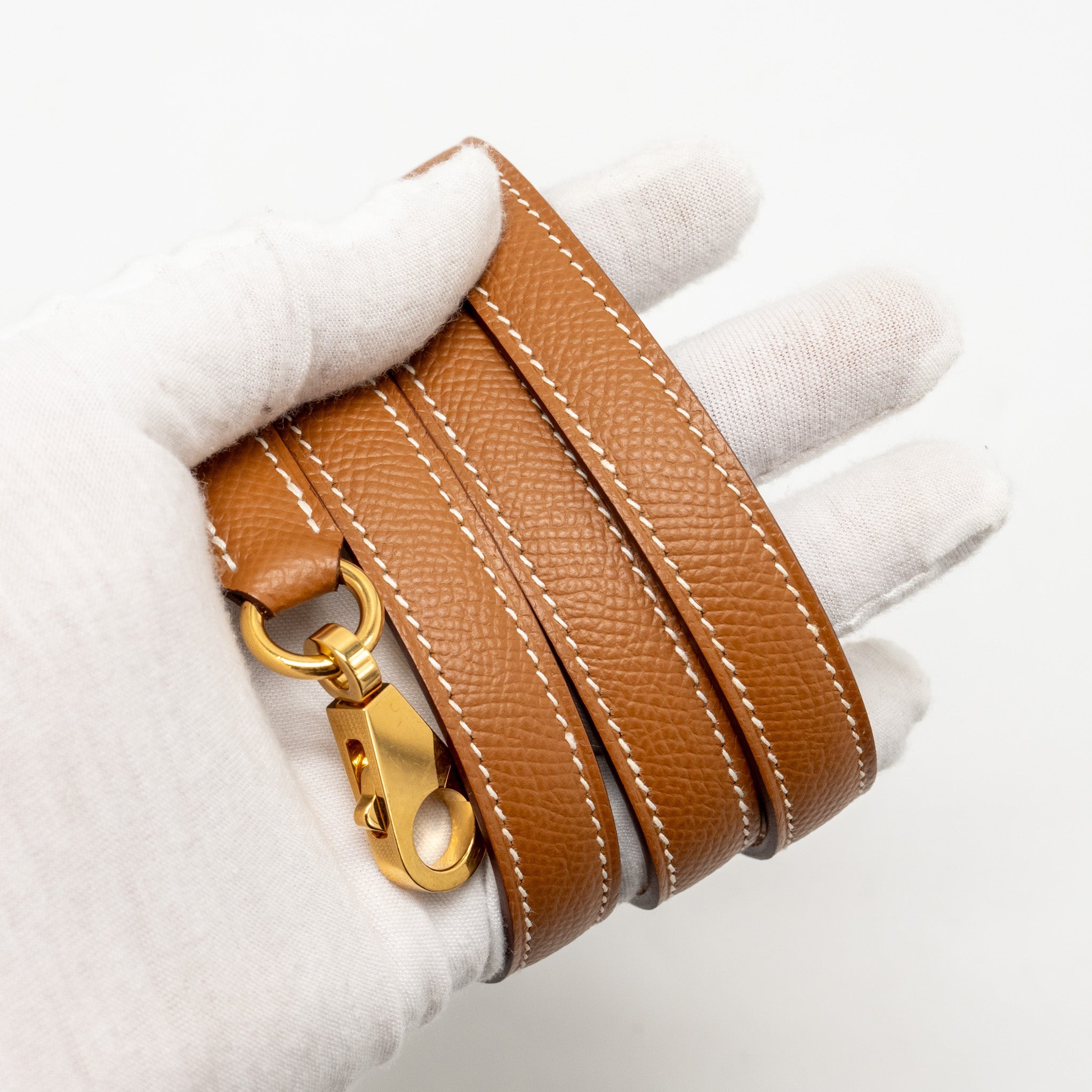 HERMES KELLY 25 EPSOM GOLD GHW