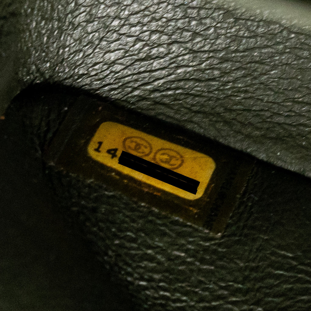 CHANEL MEDIUM CLASSIC DOUBLE FLAP BAG CAVIAR OLIVE GREEN SHW