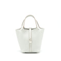 HERMES PICOTIN 18 LOCK BAG 80 GRIS PALE SHW