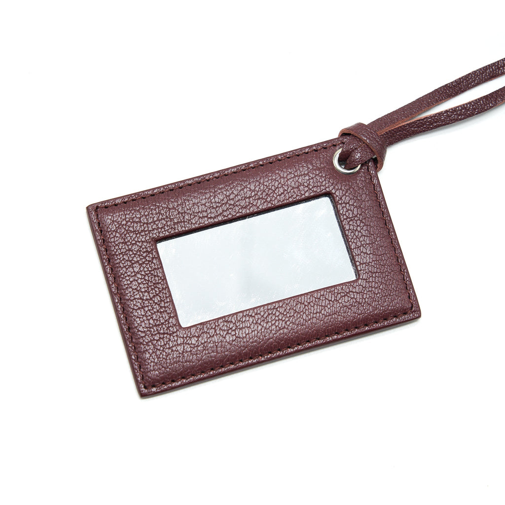 BALENCIAGA SMALL CITY EDGE BURGUNDY SHW
