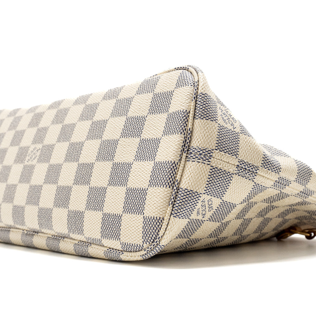 LOUIS VUITTON NEVERFULL PM DAMIER AZUR GHW