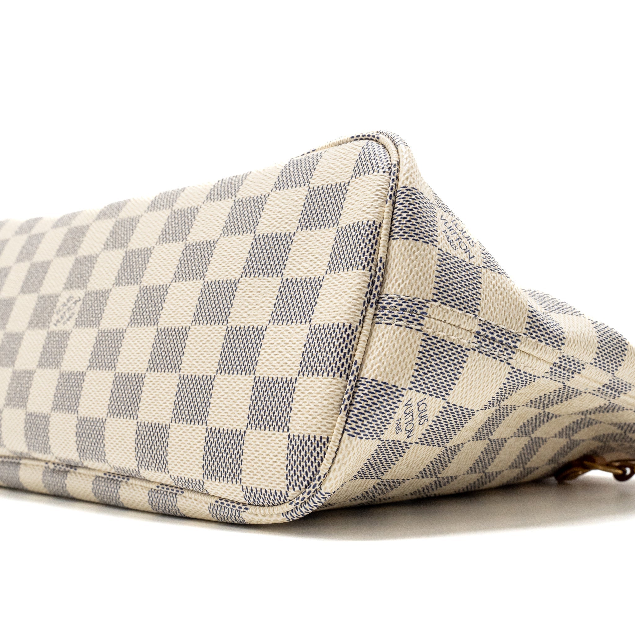 LOUIS VUITTON NEVERFULL PM DAMIER AZUR GHW