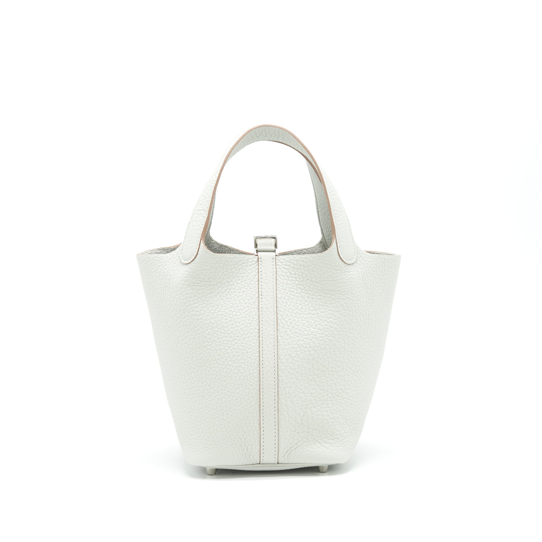 HERMES PICOTIN 18 LOCK BAG 80 GRIS PALE SHW