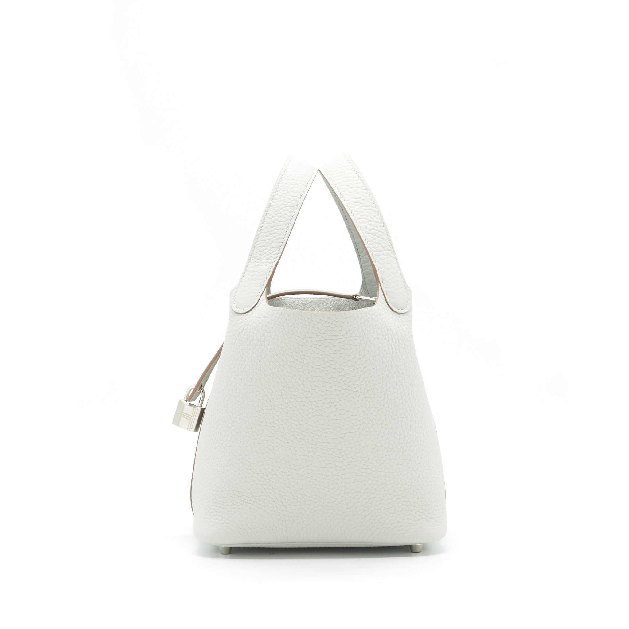 HERMES PICOTIN 18 LOCK BAG 80 GRIS PALE SHW