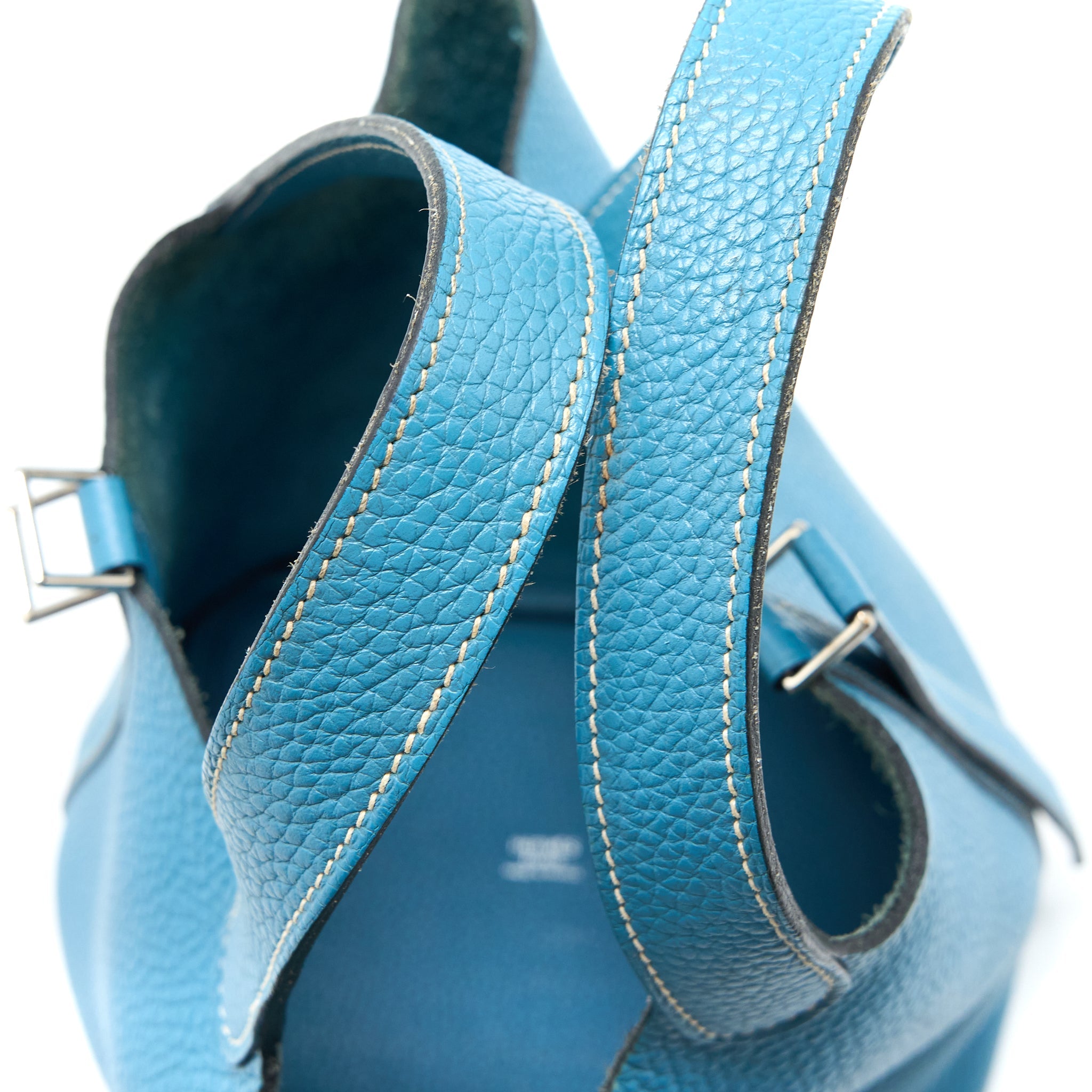 HERMES PICOTIN 18 LOCK BAG CLEMENCE BLUE JEANS SHW