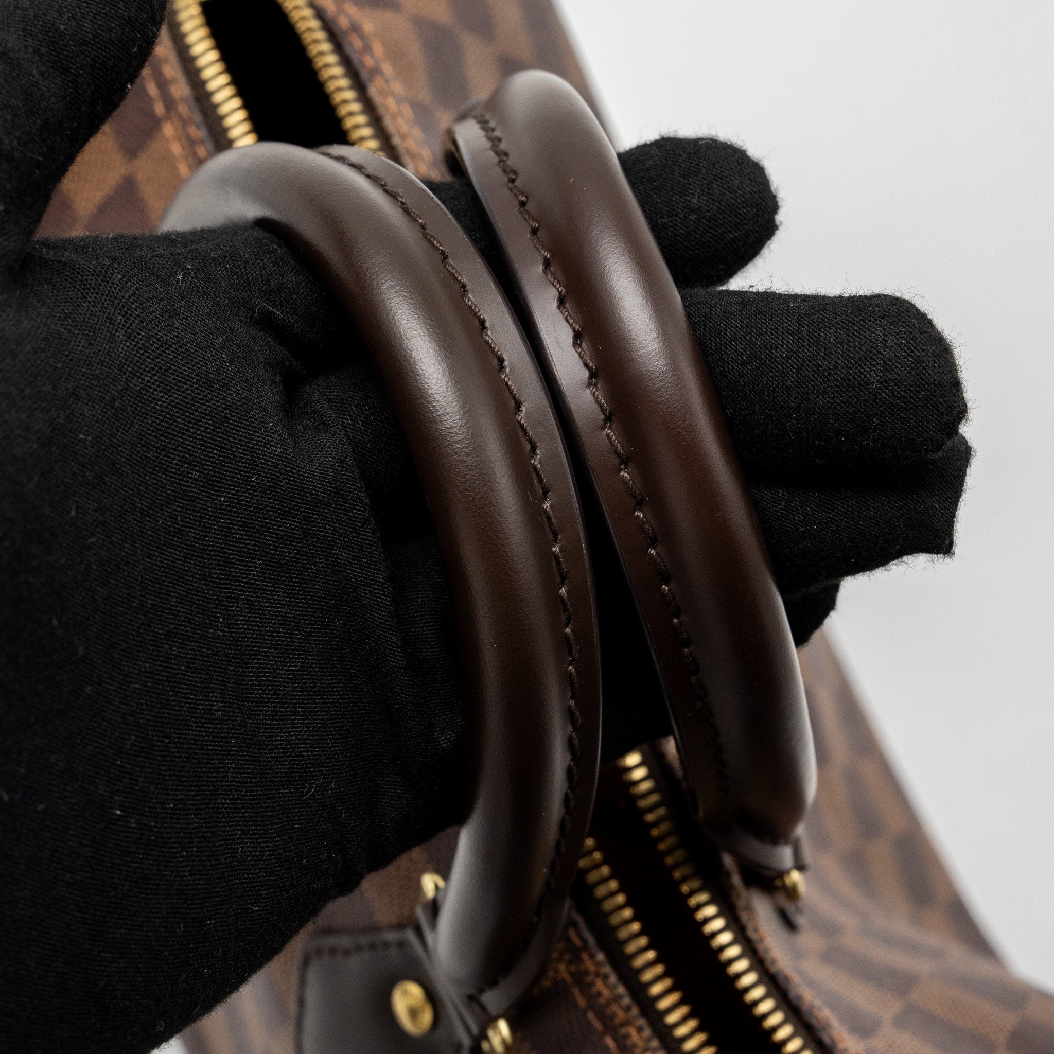 LOUIS VUITTON SPEEDY BANDOULIERE 25 DAMIER EBENE GHW
