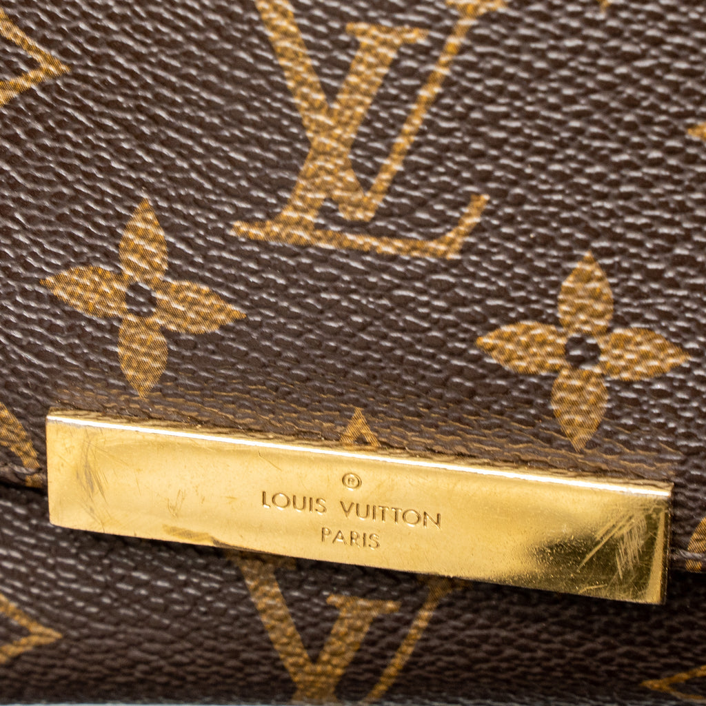 LOUIS VUITTON FAVOURITE PM BAG MONOGRAM CANVAS GHW