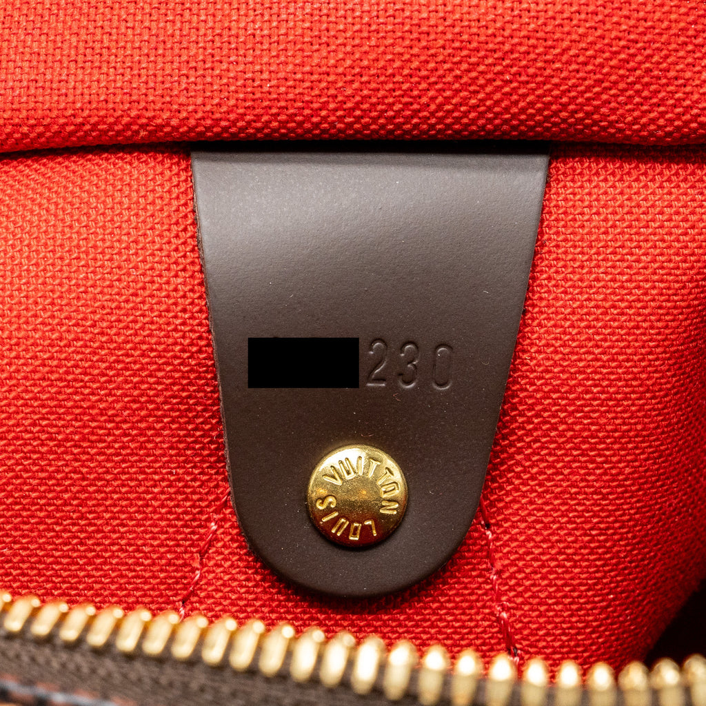 LOUIS VUITTON SPEEDY BANDOULIERE 25 DAMIER EBENE GHW