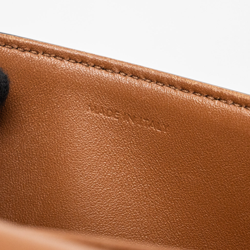 CELINE TRIOMPHE SHOULDER BAG NATURAL CALFSKIN TAN GHW