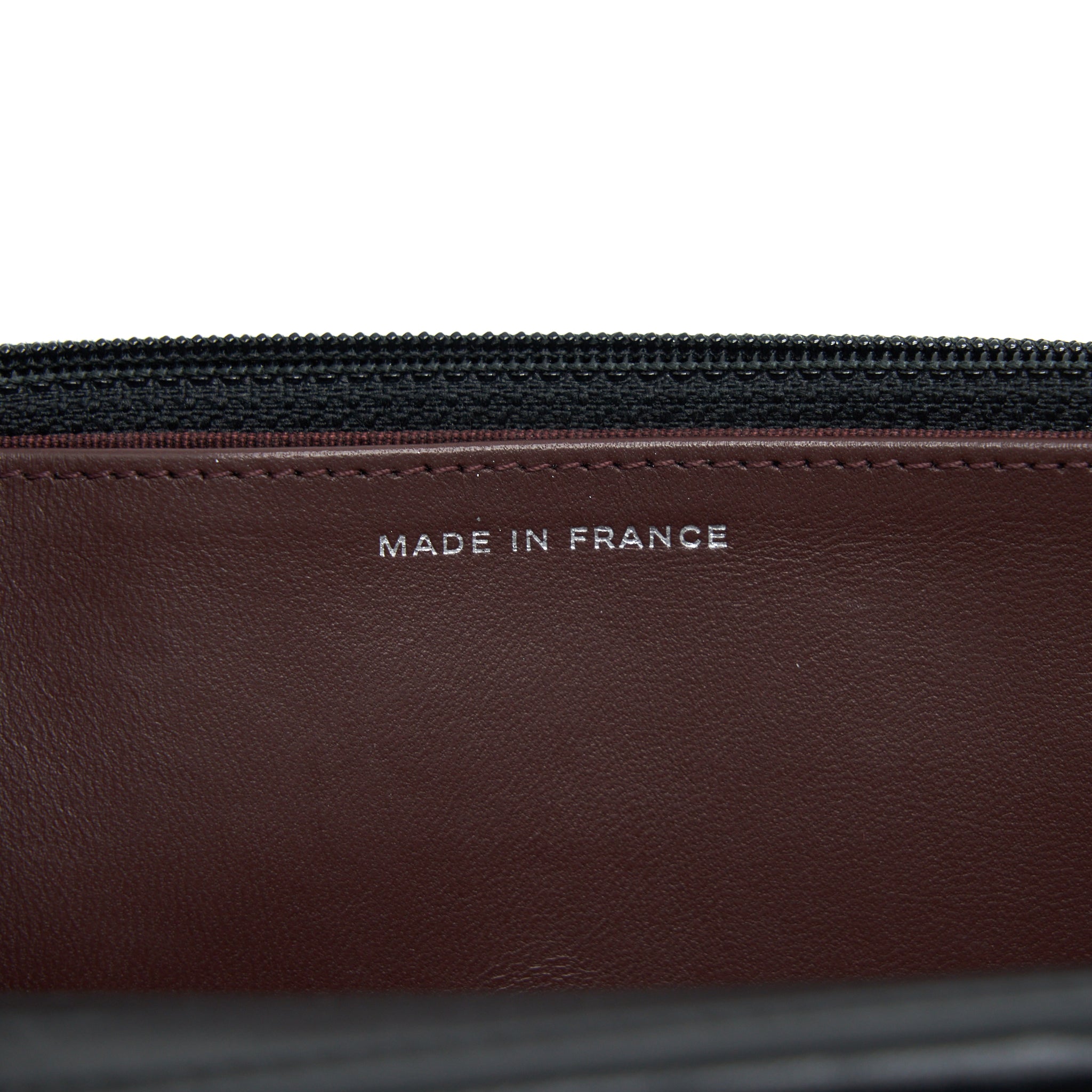 CHANEL CLASSIC WALLET ON CHAIN LAMBSKIN BLACK SHW