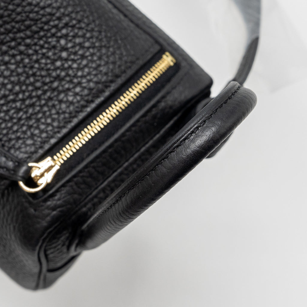HERMES MINI LINDY CLEMENCE BLACK GHW