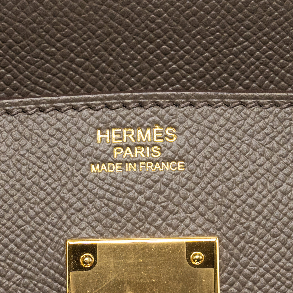 HERMES BIRKIN 30 EPSOM GRIS ETAIN GHW