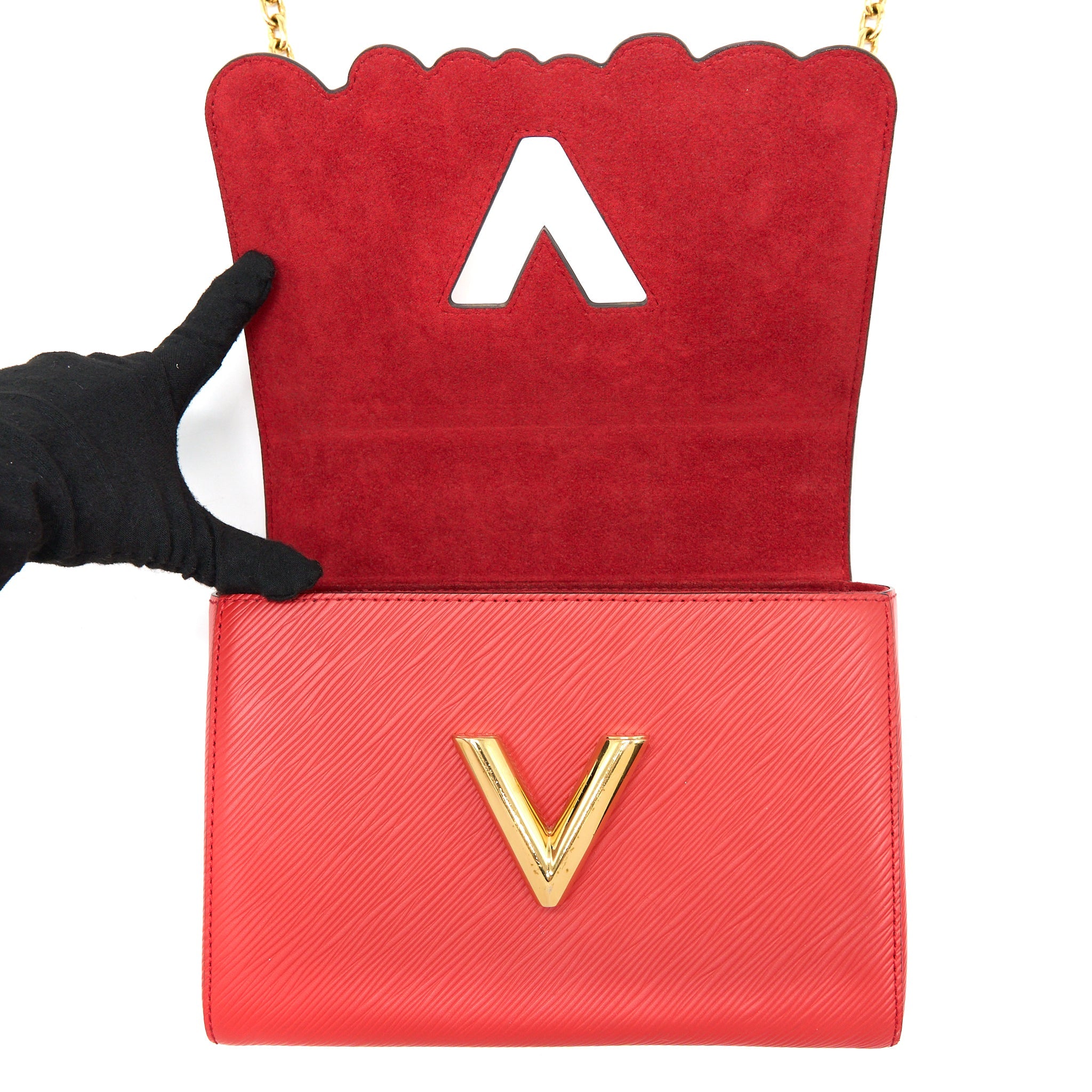 LOUIS VUITTON TWIST MM EPI RED GHW