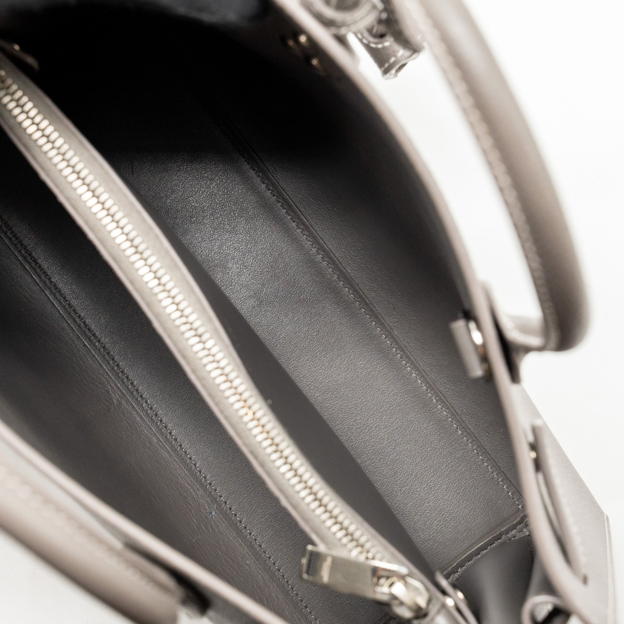 SAINT LAURENT/YSL BABY SAC DE JOUR BAG GRAINED CALFSKIN GREY SHW