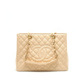 CHANEL GRAND SHOPPING TOTE BAG CAVIAR BEIGE GHW SERIAL 16