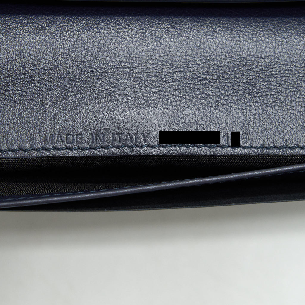 DIOR PLAYFULL STRAP WALLET NAVY
