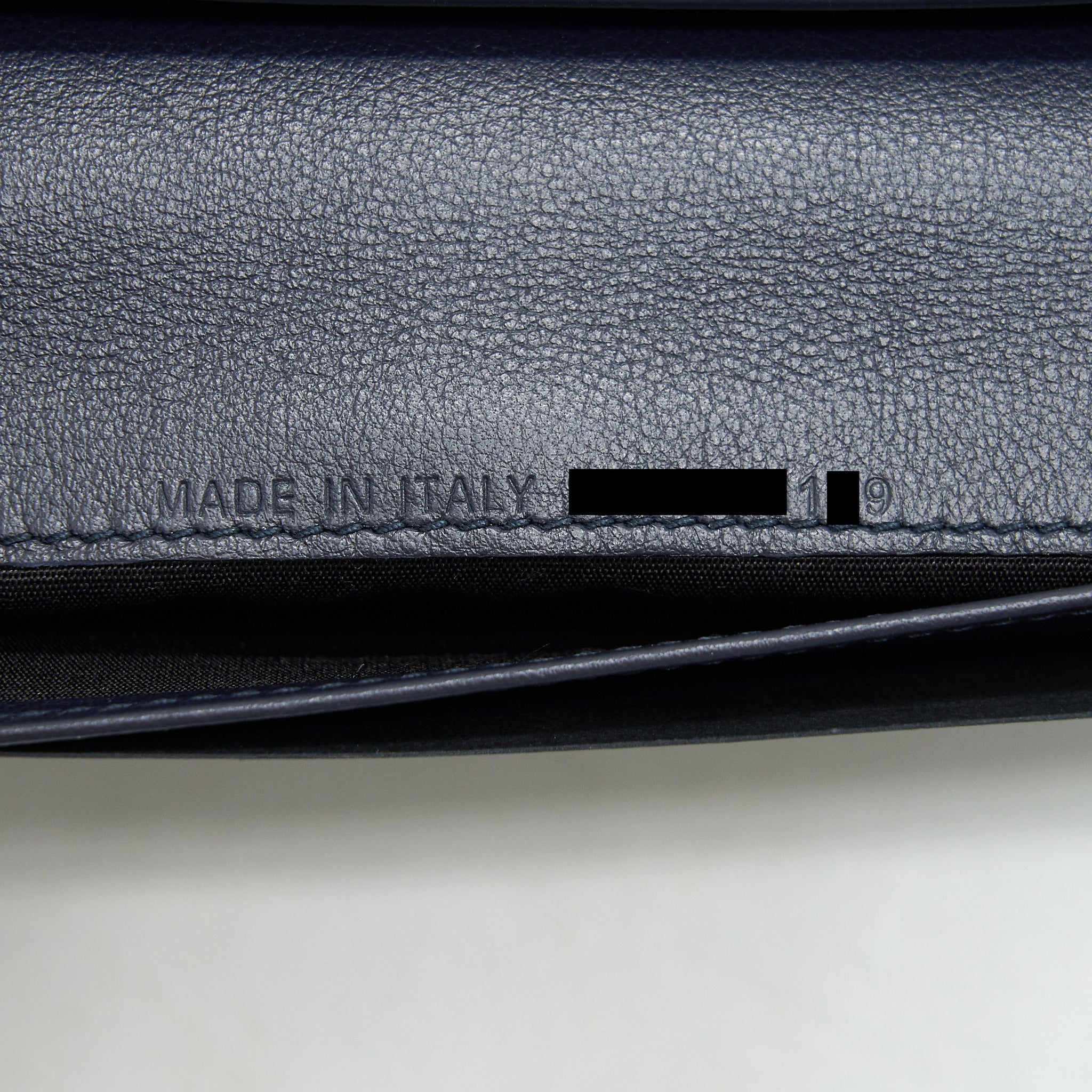 DIOR PLAYFULL STRAP WALLET NAVY